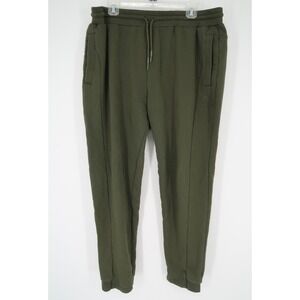 BYLT Core Lounge Pant Joggers Mens XXL Dark Green Stretch Tapered Sweatpants